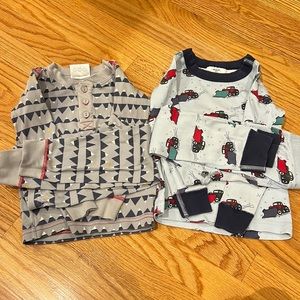 Lot of two winter print Hanna jams